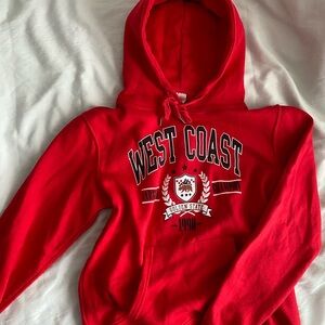 Streetwear Society Red Pullover Hoodie